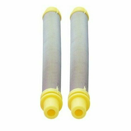 ASM Fine 100-Mesh Yellow Airless Spray Gun Filter, 2PK 4434-2